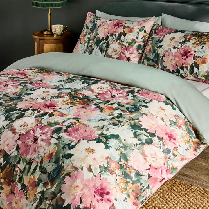 Tahiti Printed 100% Cotton Duvet Cover Set Spring